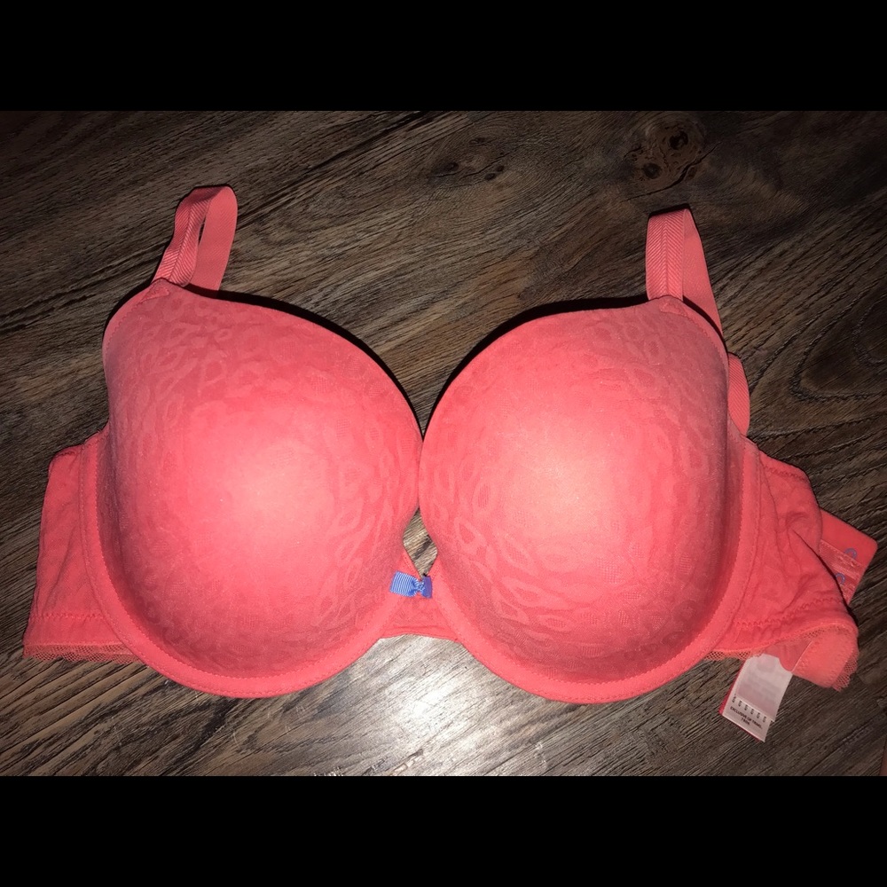Cleo by Panache bra leopard coral  28GG